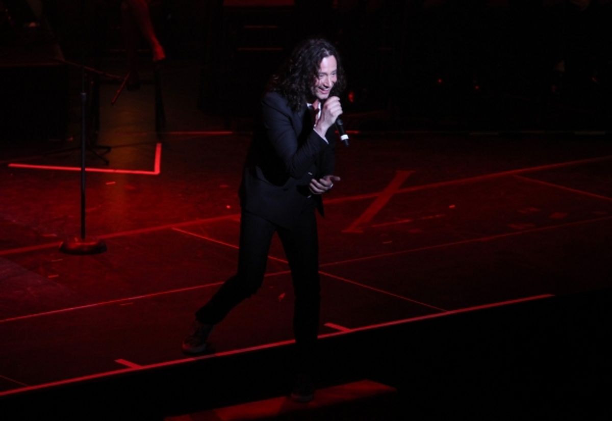 Constantine Maroulis performing in 'MISCAST 2012' MCC Theatre's Annual Musical Spectacular at The Hammerstein Ballroom in New York City on 3/26/2012. at 