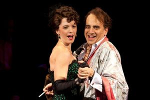 Kacie Sheik as Gypsy Rose Lee and Julian Fleisher as George Davis @ BroadwayWorld Kacie Sheik as Gypsy Rose Lee and Julian Fleisher as George Davis Photo