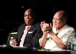 Celebrity judges Paris Barclay (L) and John Beasley (R)
@ BroadwayWorld Celebrity judges Paris Barclay (L) and John Beasley (R)
Photo