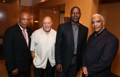 Celebrity judges Paris Barclay, John Beasley, Dennis Haysbert and Stan Lathan
 Photo