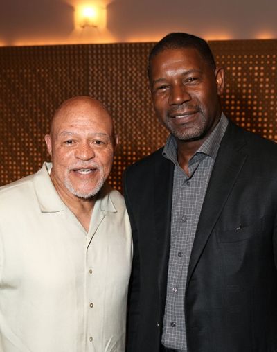 Celebrity judges John Beasley (L) and Dennis Haysbert (R)
 Photo