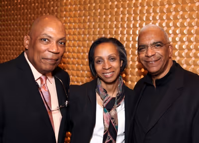 Celebrity judge Paris Barclay, Attorney Nina Shaw and celebrity judge Stan Lathan
 Photo