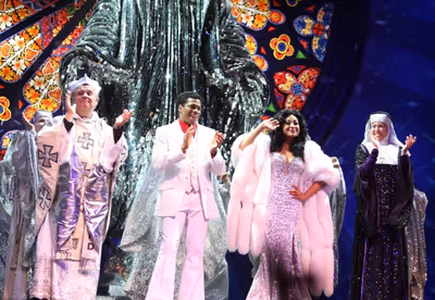 Fred Applegate, Chester Gregory & Carolee Carmello with Raven-Symone Photo