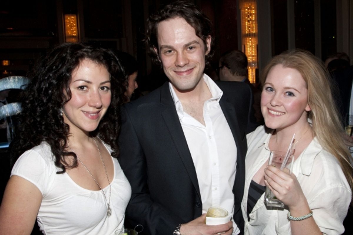 Natalie Macaluso, David O'Mahoney and Rebecca Shanks at 