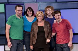 Chris Hoch, Joanna Young, Suze Orman, Courtney Balan, David Josefsberg Photo