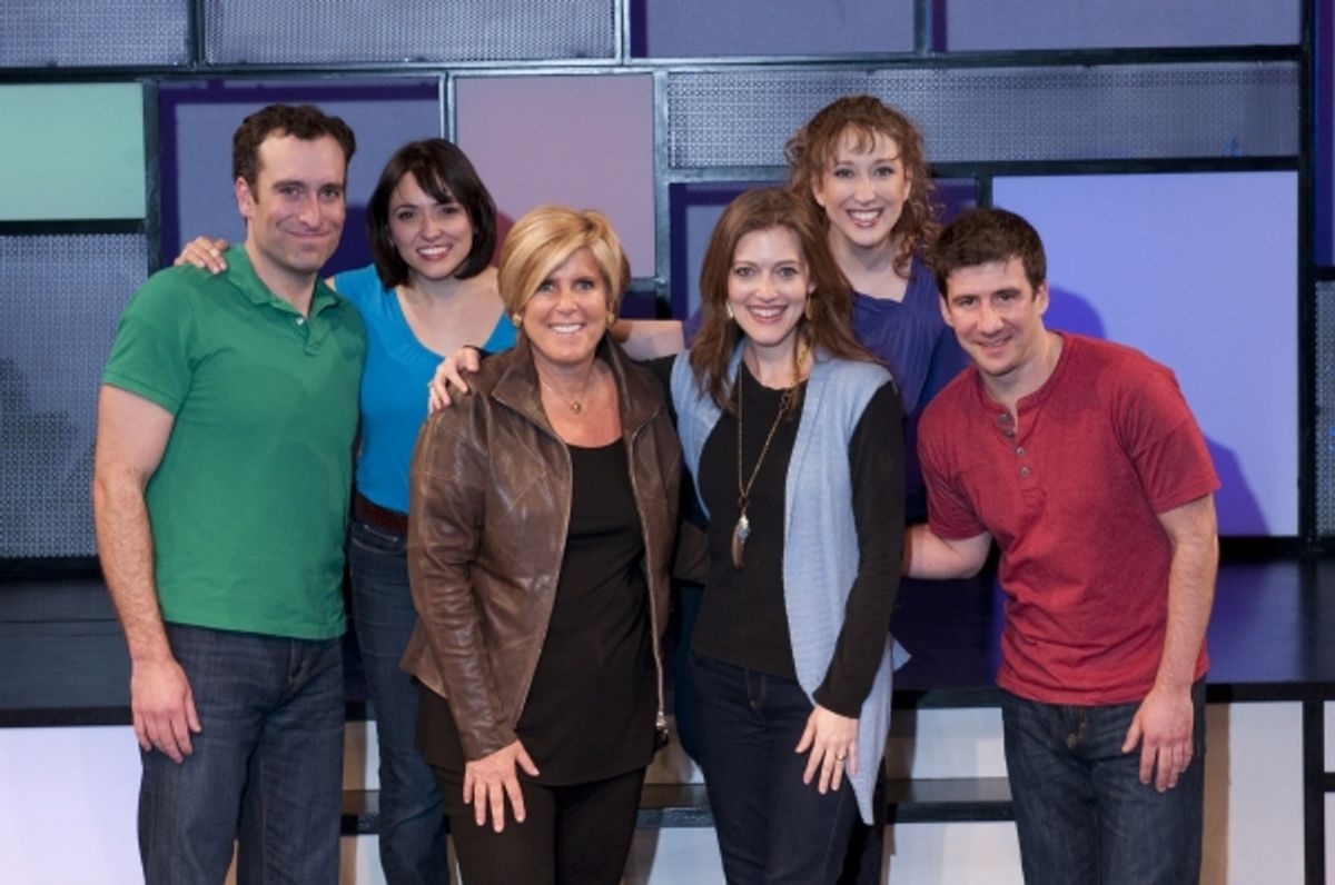 Chris Hoch, Joanna Young, Suze Orman, Courtney Balan, David Josefsberg at 