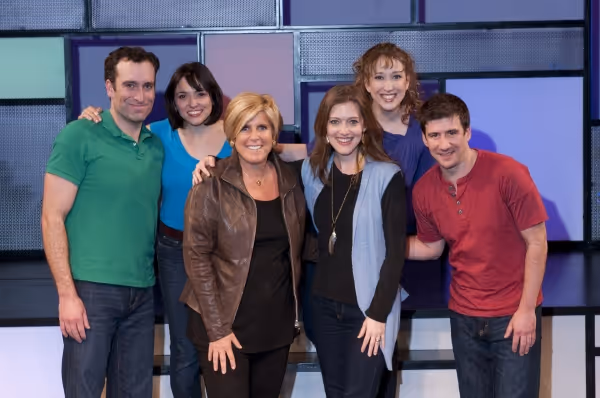 Chris Hoch, Joanna Young, Suze Orman, Courtney Balan, David Josefsberg Photo