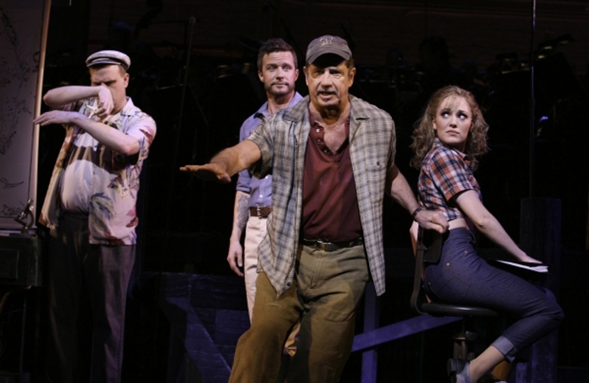 Stephen Wallem, Will Chase, Tom Wopat and Laura Osnes at 