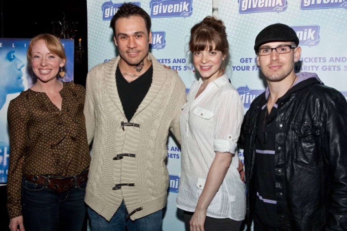 Karen Hyland, Michael Balderrama, Jesse Wildman and Tyler McGee at 