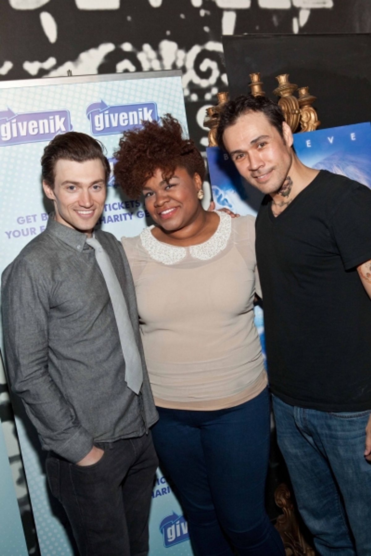 Bryce Pinkham, Da'Vine Joy Randolph and Michael Balderrama at 