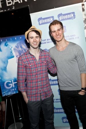 Garett Hawe and Ryan Steele of "Newsies" @ BroadwayWorld Garett Hawe and Ryan Steele of "Newsies" Photo