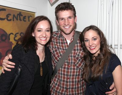 'Bonnie & Clyde' Cast Reunion: Melissa Van Der Schyff, Claybourne Elder & Laura Osnes Photo