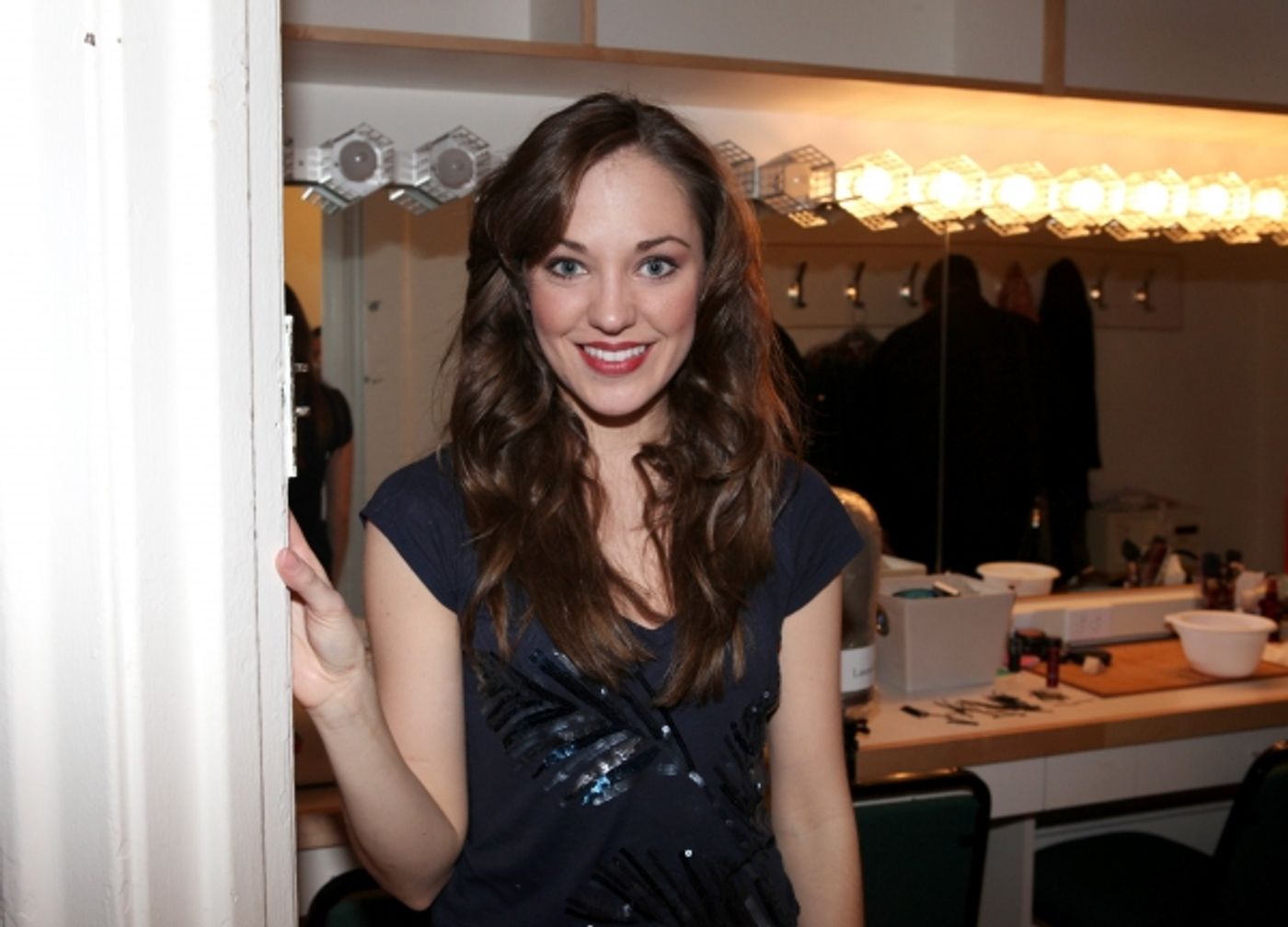 Photo Coverage: Laura Osnes, Will Chase, et al. Backstage at PIPE DREAM!  Image