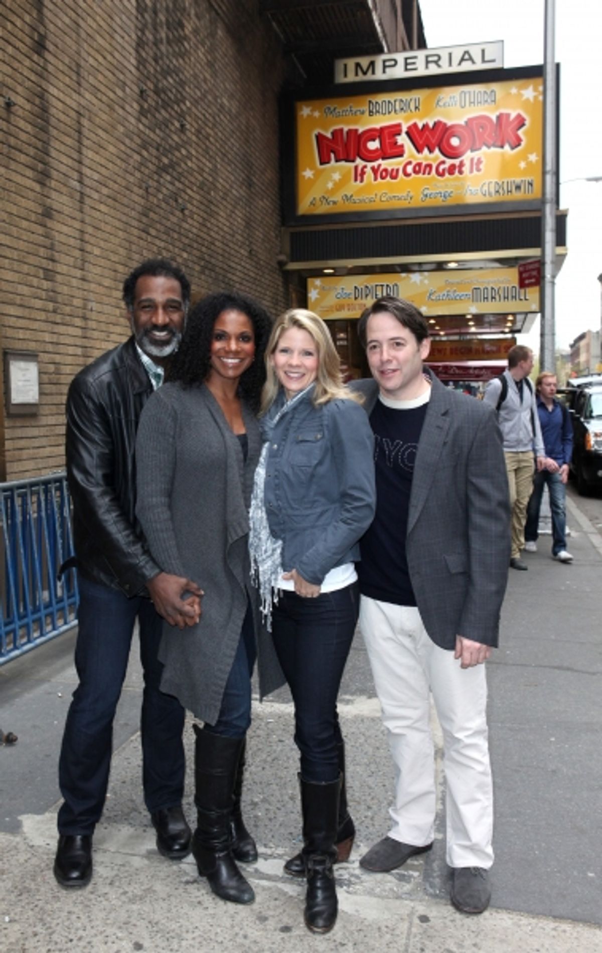 Audra McDonald, Norm Lewis, Kelli O'Hara & Matthew Broderick at 