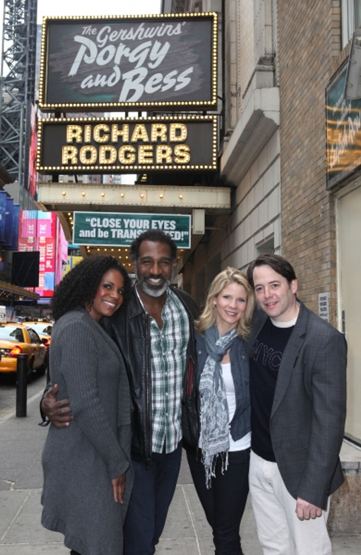 Audra McDonald, Norm Lewis, Kelli O'Hara & Matthew Broderick at 