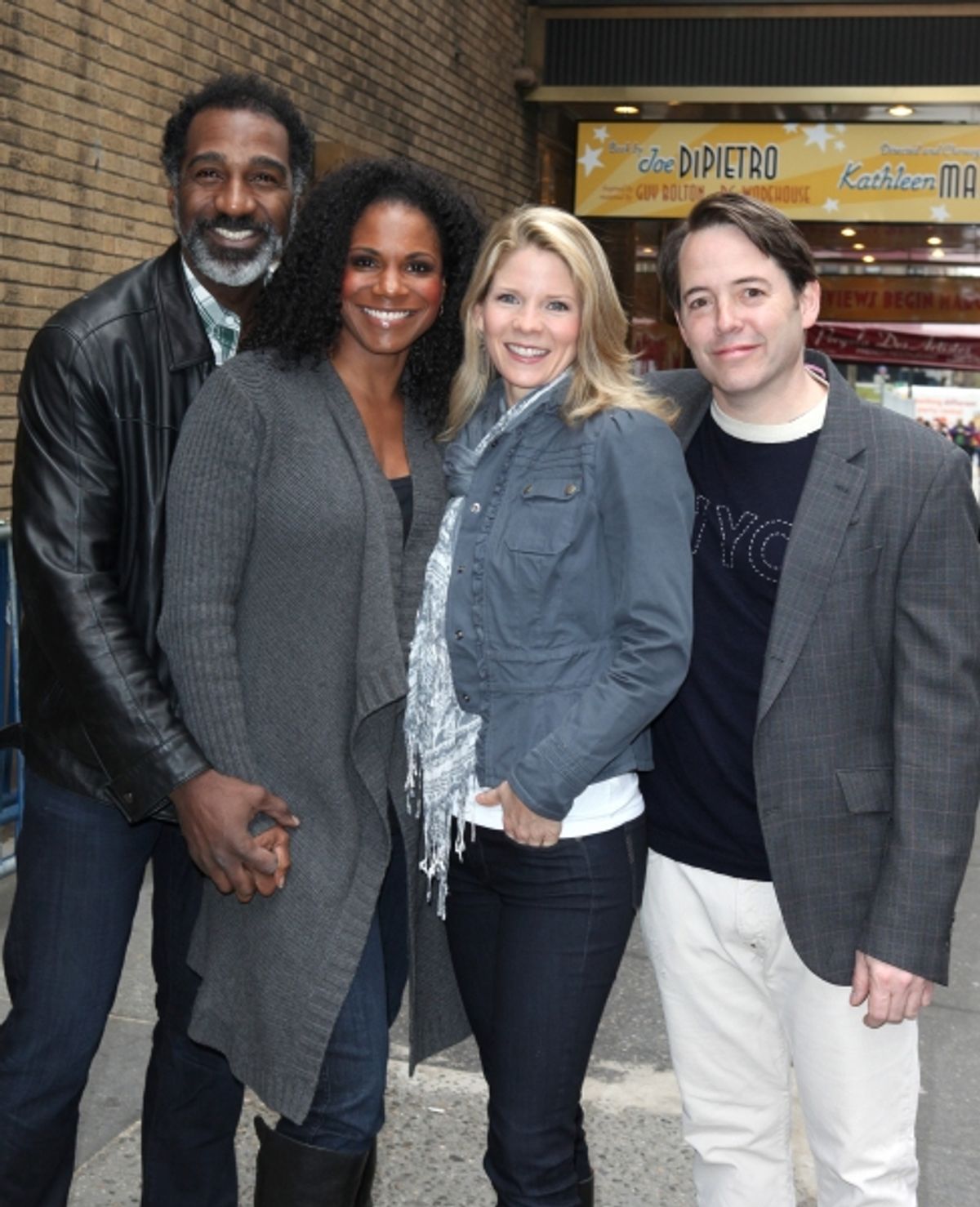 Audra McDonald, Norm Lewis, Kelli O'Hara & Matthew Broderick at 