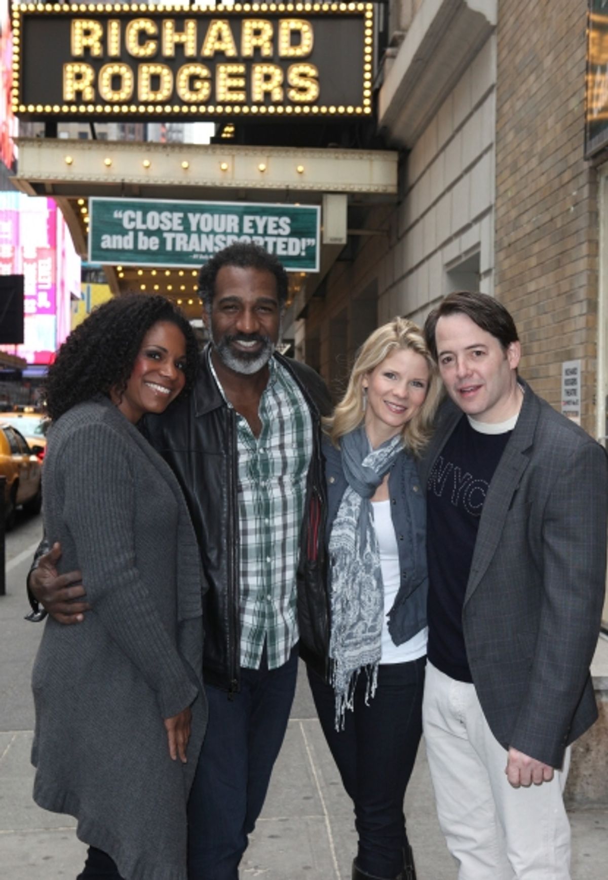 Audra McDonald, Norm Lewis, Kelli O'Hara & Matthew Broderick at 