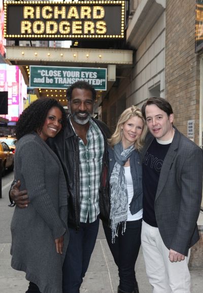 Audra McDonald, Norm Lewis, Kelli O'Hara & Matthew Broderick Photo