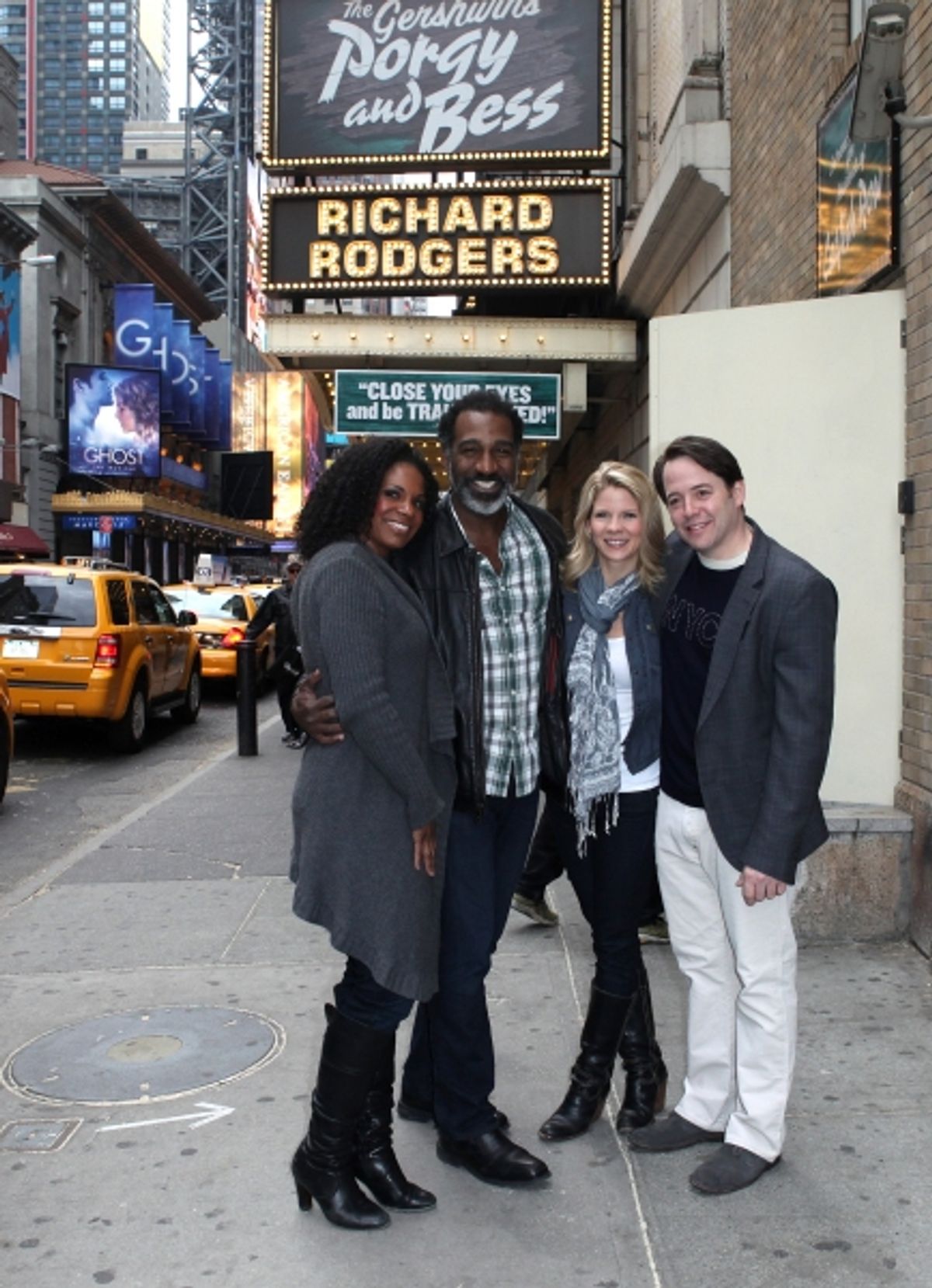 Audra McDonald, Norm Lewis, Kelli O'Hara & Matthew Broderick at 