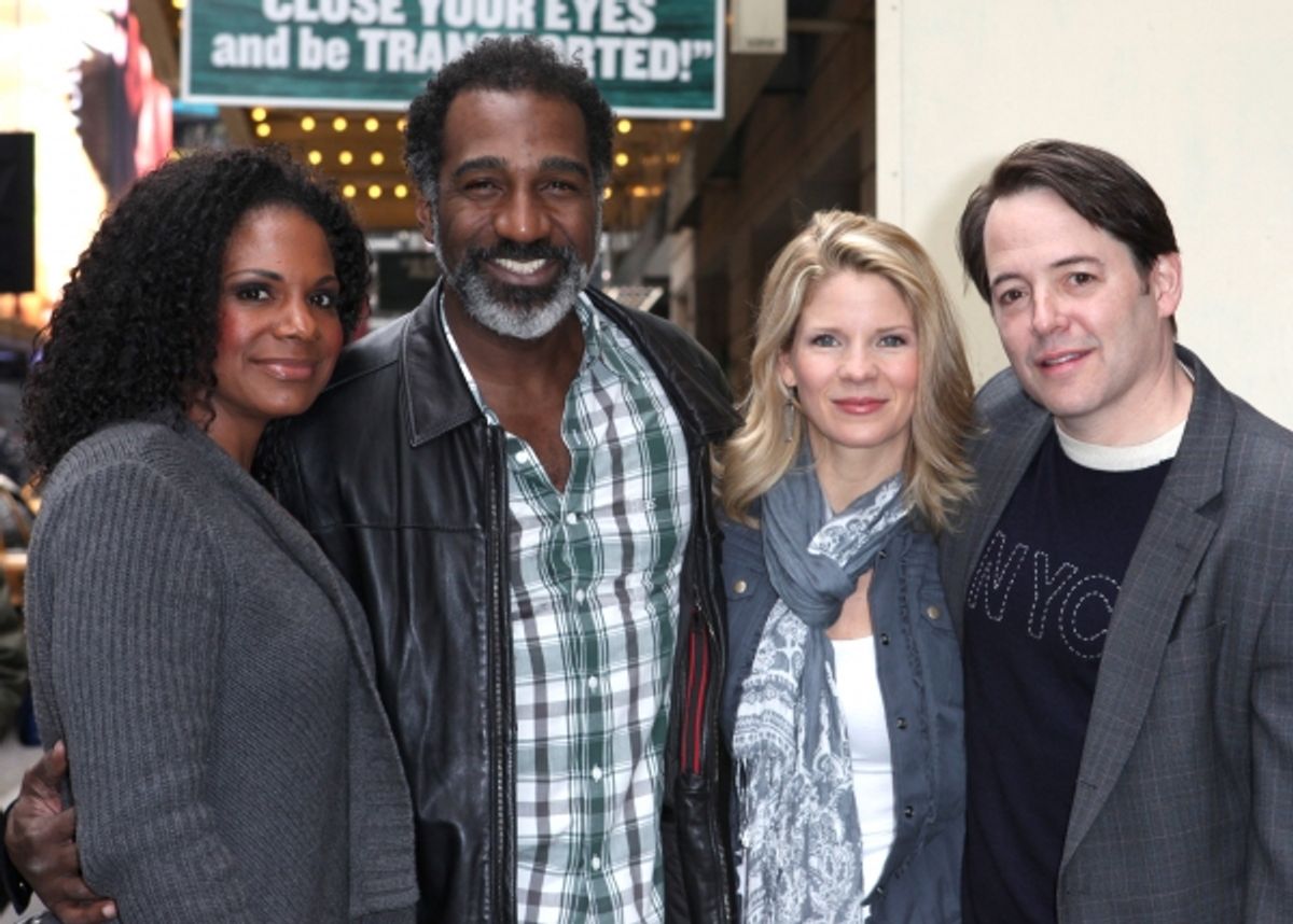 Audra McDonald, Norm Lewis, Kelli O'Hara & Matthew Broderick at 