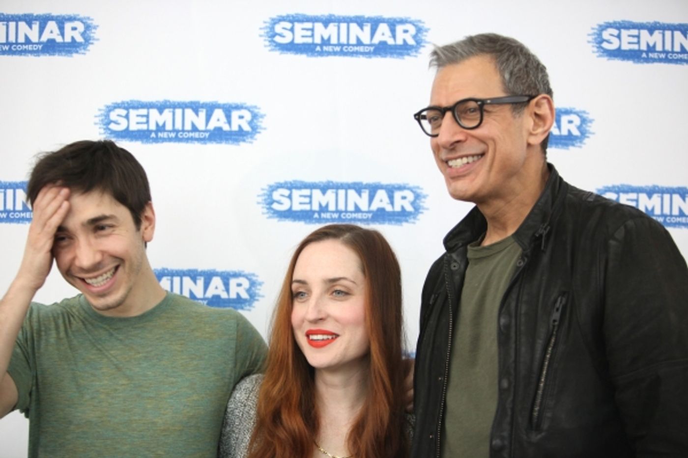 Photo Coverage: SEMINAR's Jeff Goldblum, Justin Long, Zoe Lister-Jones Meet the Press!  Image