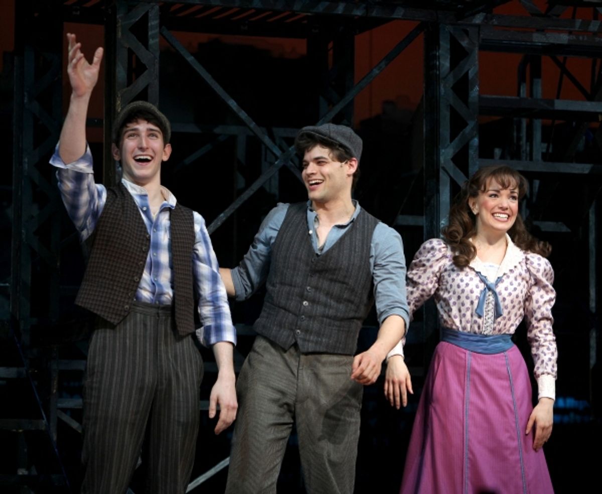 Ben Frankhauser, Jeremy Jordan & Kara Lindsay at 