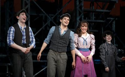 Ben Frankhauser, Jeremy Jordan, Kara Lindsay & Matthew J. Schechter Photo