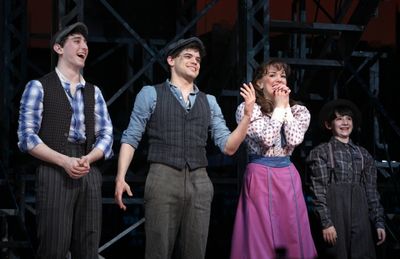 Ben Frankhauser, Jeremy Jordan, Kara Lindsay & Matthew J. Schechter  Photo