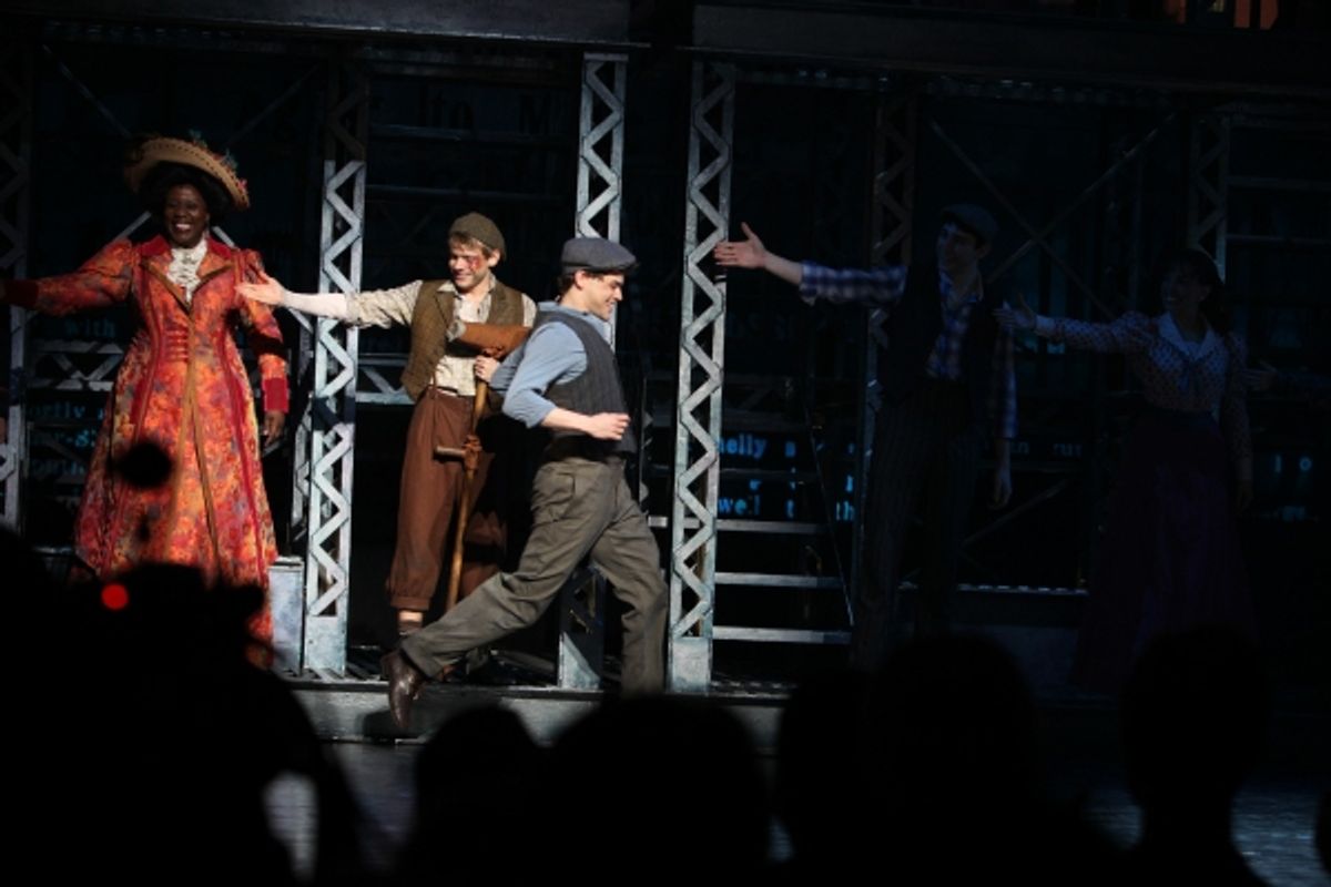 Capathia Jenkins, Andrew Keenan-Bolger, Ben Fankhauser, Kara Lindsay & Jeremy Jordan at 