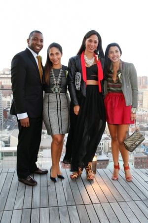 Jay Lundy, Honor McGee, Jenny Obiaya and Hannah Bronfman Photo
