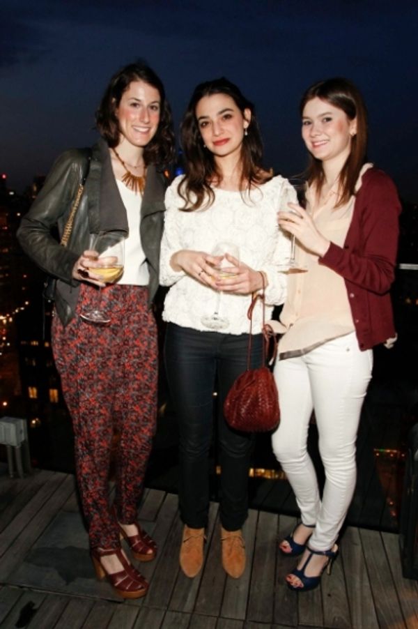 Guest, Adriel Saporta, and Alessandra Gotbaum Photo