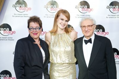 Molly Smith, actress Kate Baldwin and composer Sheldon Harnick Photo