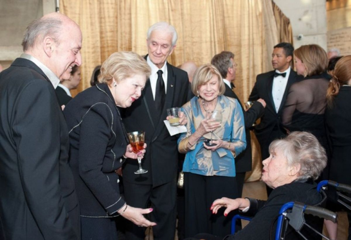 Arena Stage Life Trustee Dr. Jaylee Montague Mead and gala guests at 