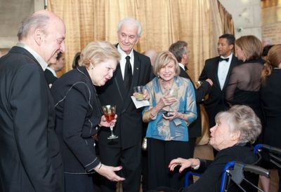 Arena Stage Life Trustee Dr. Jaylee Montague Mead and gala guests Photo