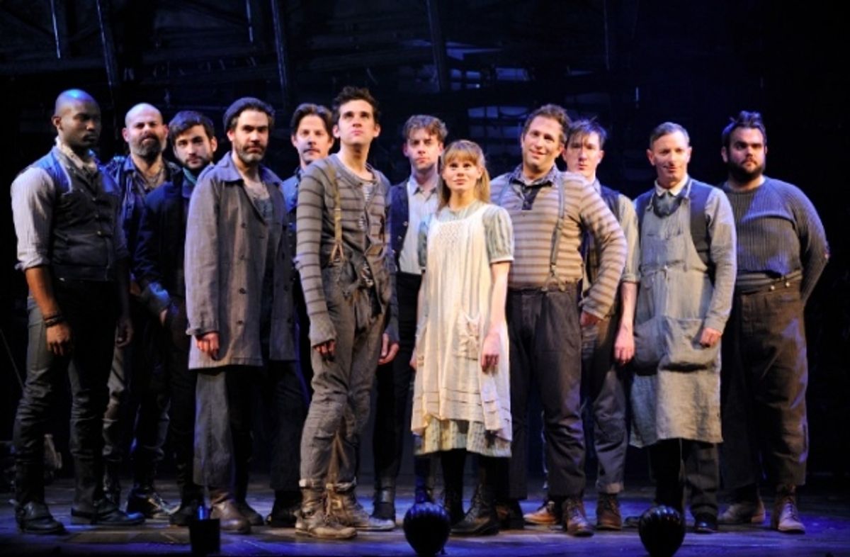 The cast of PETER AND THE STARCATCHER at 