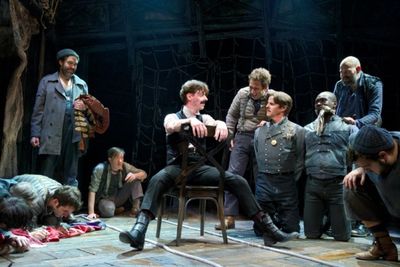 Christian Borle and the cast of PETER AND THE STARCATCHER Photo
