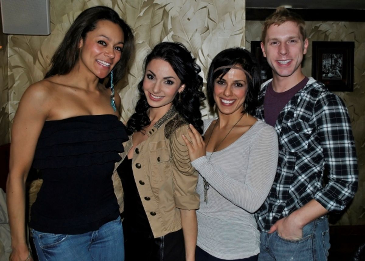 WEST SIDE STORY's Arian Keddell, Maya Flock, Desiree Davar, and Edward Lawrence
 at 