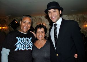 Dan Domenech with dad and mom @ BroadwayWorld Dan Domenech with dad and mom Photo