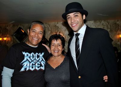Dan Domenech with dad and mom Photo
