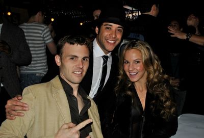 ROCK OF AGES' Tony LePage, Dan Domenech, Katie Webber
 Photo
