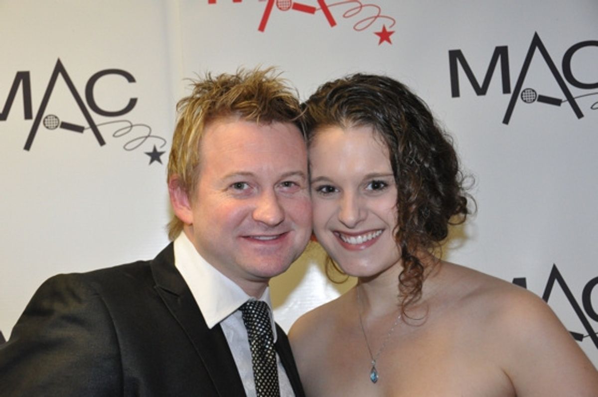 Johnny Rodgers and Stephanie Olson at 