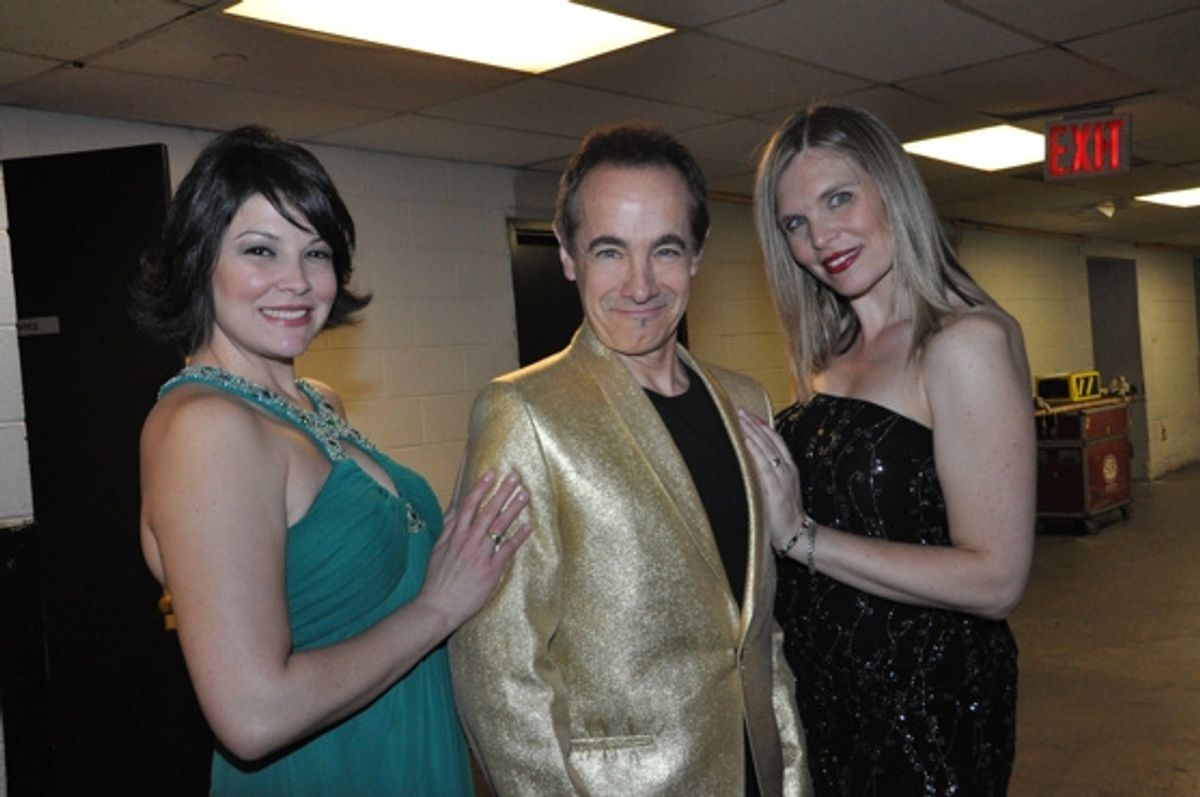 Alison Eckert, Jason Graae and Julia Cook at 