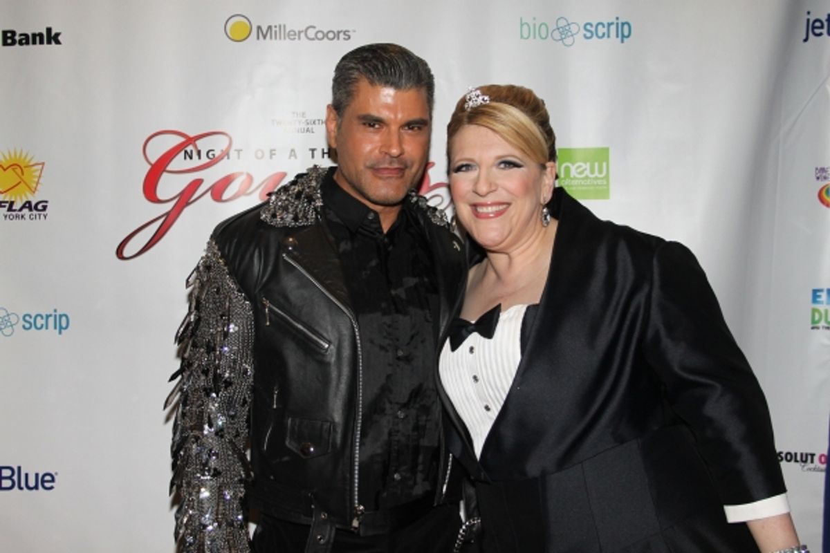 Mike Ruiz and Lisa Lampanelli at 