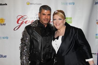 Mike Ruiz and Lisa Lampanelli Photo