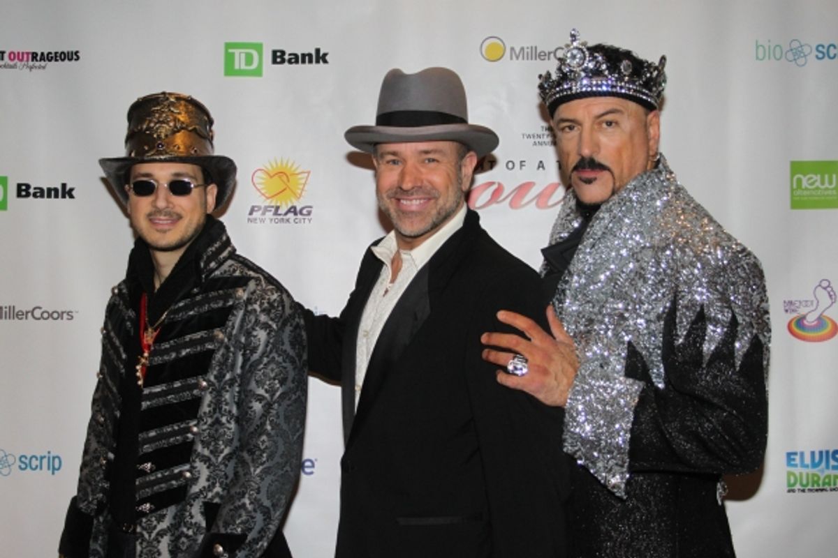 Ari Gold, Timothy Nelson and Emperor X Gabriel Della Notte at 