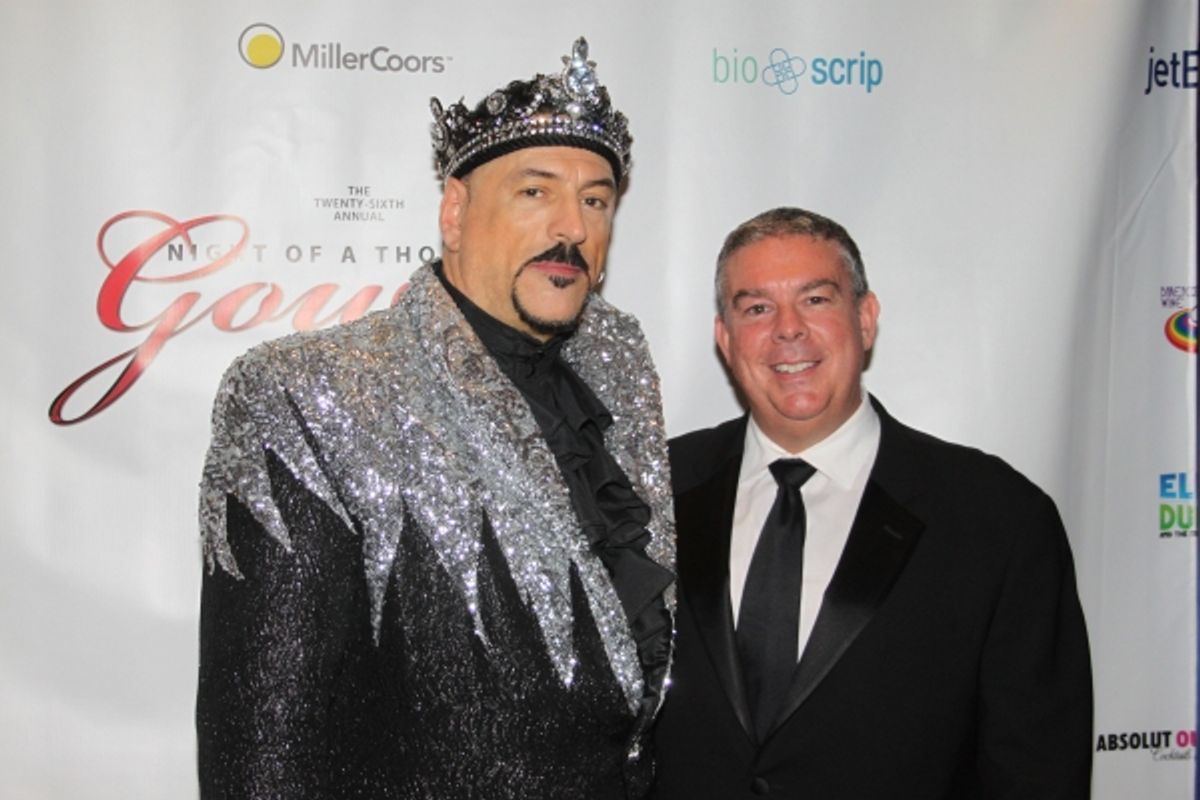 Emperor X Gabriel Della Notte and Elvis Duran at 