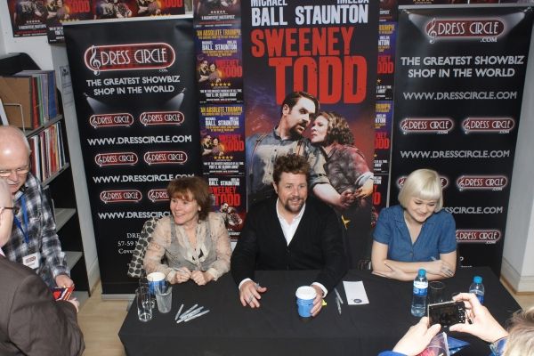 Imelda Staunton, Michael Ball and Lucy May Barker Photo