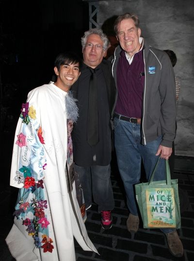 Aaron J. Albano, Harvey Fierstein & Nick Wyman Photo