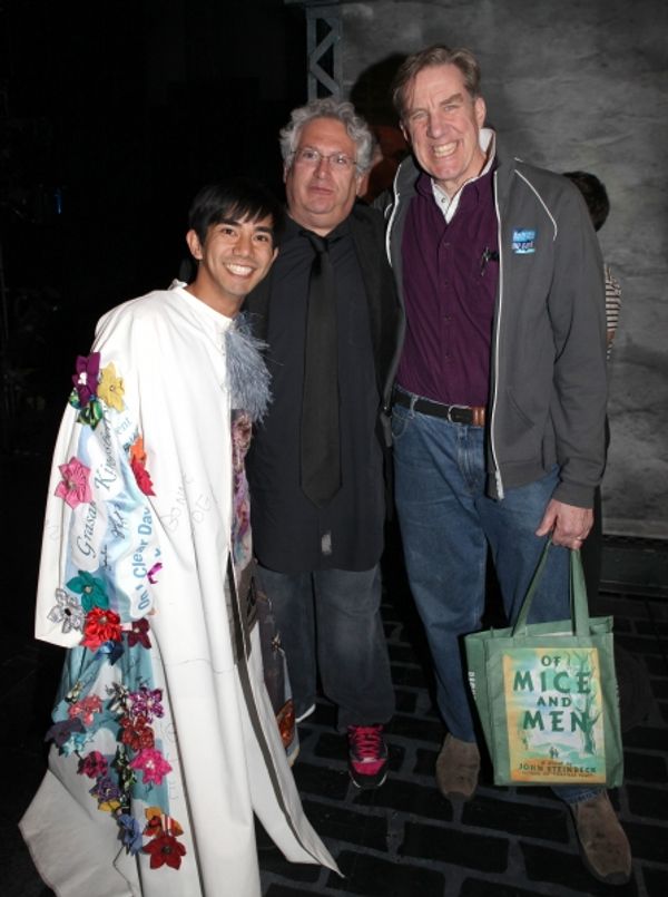 Aaron J. Albano, Harvey Fierstein & Nick Wyman Photo