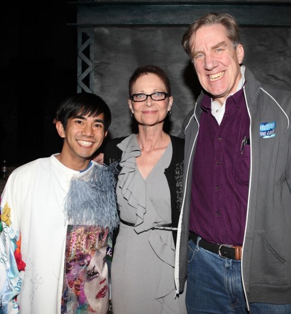 Aaron J. Albano, Actors Equity Executive Director Mary McColl & Nick Wyman  Photo